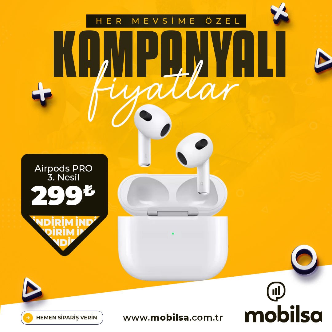 AirPods Pro 3. Nesil Bluetooth Kulaklık