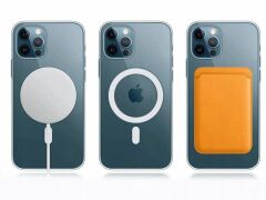 iPhone 13 serisi 13 / pro / mini / pro max MagSafe yüksek kalite şeffaf kılıf